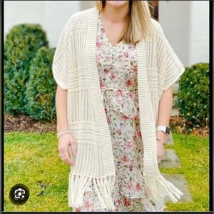 Matilda Jane Good Hart Mayfield Sweater Kimono xs/s